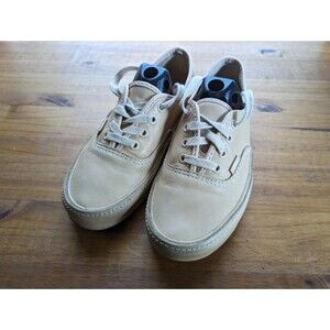 VANS AUTHENTIC LEATHER LOW TOP SNEAKER AMBERLIGHT SIZE WOMEN 7 RARE